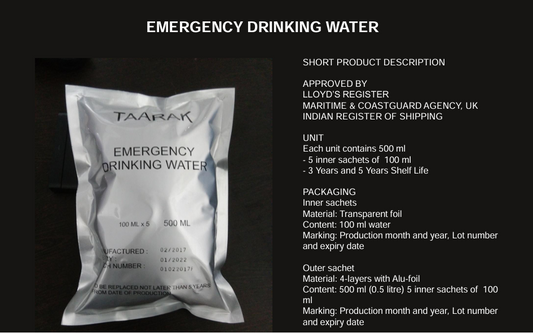 SOLAS Water Ration 500ml