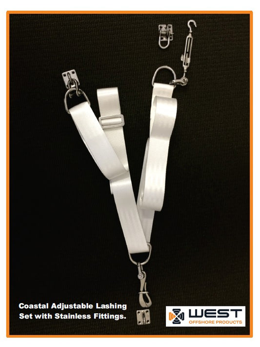 Adjustable Life Raft Lashings